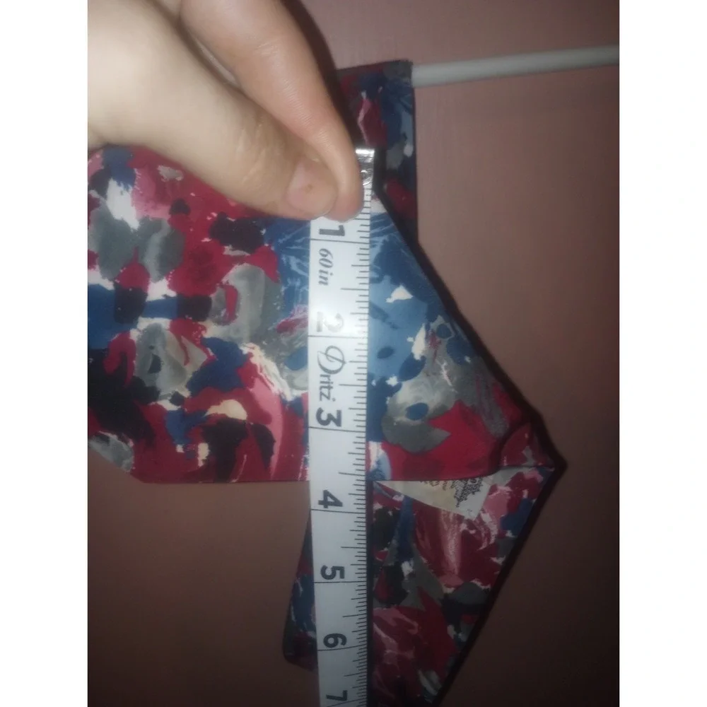 London Fog Vintage‎ Neck Toe Abstract Polyester 57L Multicolor